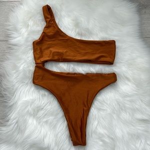 Jade Swim Luna One Piece Hazel Sheen Size XS